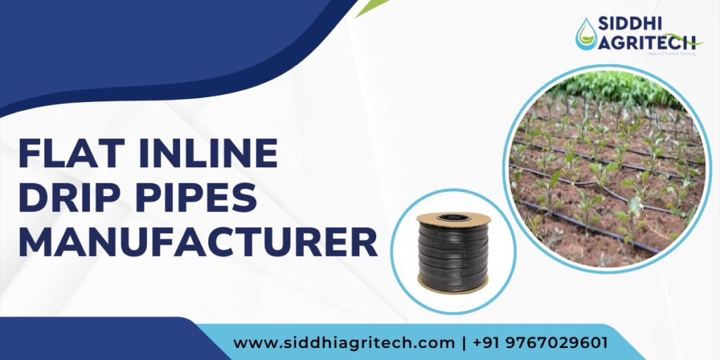 Flat Inline Drip Pipes Manufacturer